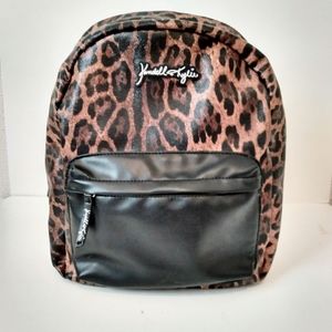 Kendall & Kylie Animal Print Faux Leather Backpack